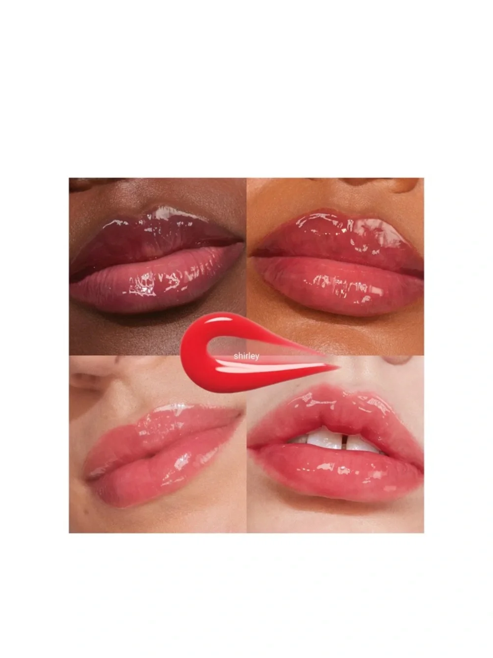 REM r.e.m. beauty Essential Drip Glossy Balm in Shirley True Red 0.15oz $20 NIB
